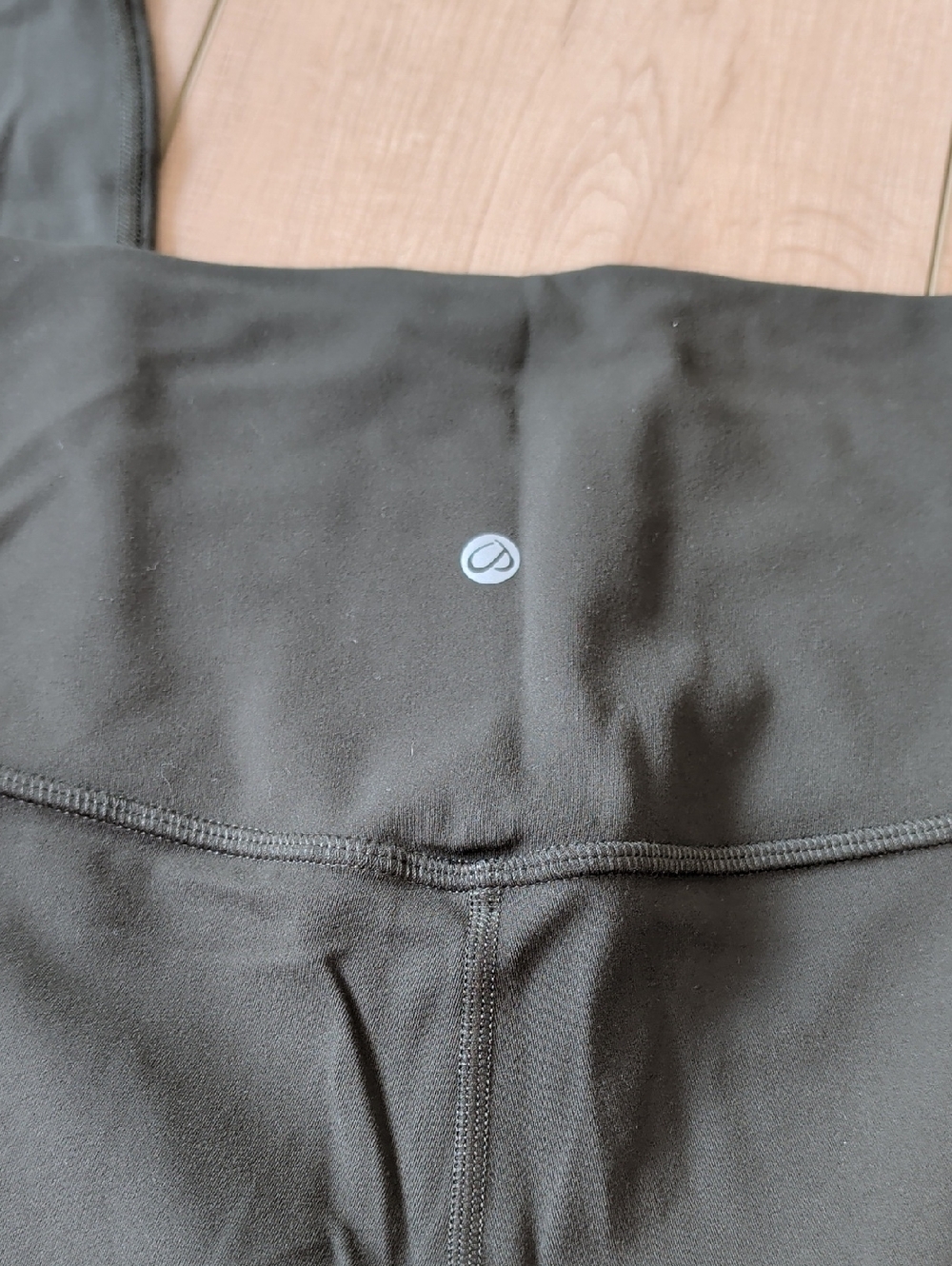 CRZ YOGA Olive Green High-Waist Performance Leggings - Picture 2 of 3